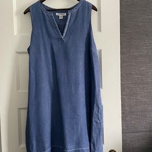 Tommy Bahama Blue Chambray Sun Dress, Size XL